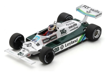 18S736 Williams FW07B #28 Winner Monaco GP 1980 Carlos Reutemann 1:18